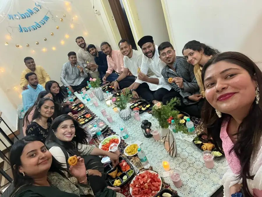 Team celebration